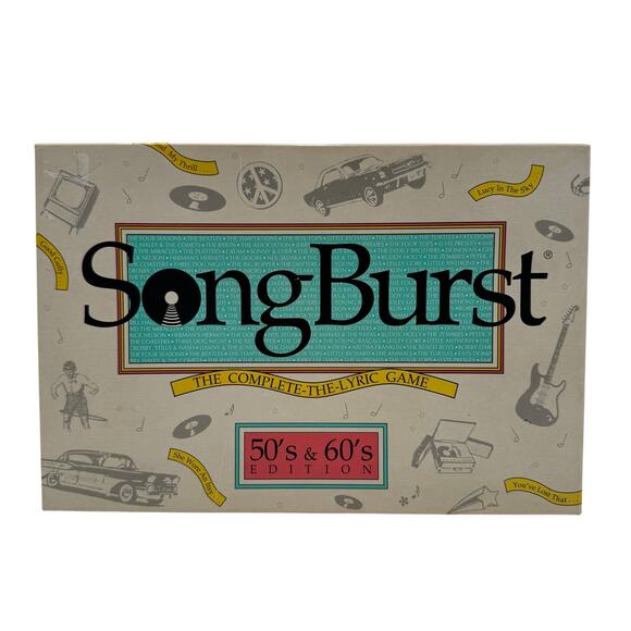 Vintage Songburst 50's and 60's Edition Board Game Complete - Picture 2 of 7